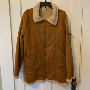 Vintage 90s Sherpa Penny Lane Coat
